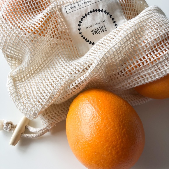 COPY - Reusable produce bags (6) made of organic … - Picture 2 of 10